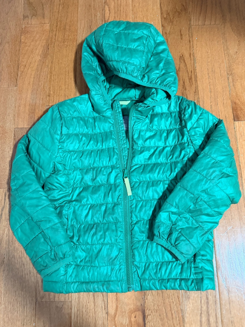Primary Puffer Jacket Size 6-7 in Green Jade